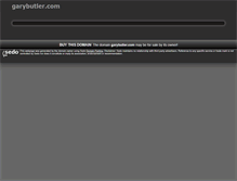 Tablet Screenshot of garybutler.com